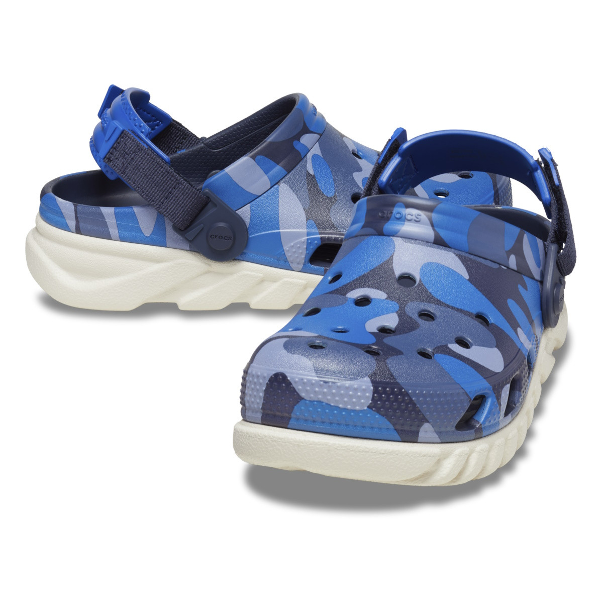 Saboti Duet Max II Camo Redux Clog Kids Albastru - Navy/Stucco - 3 | YEO