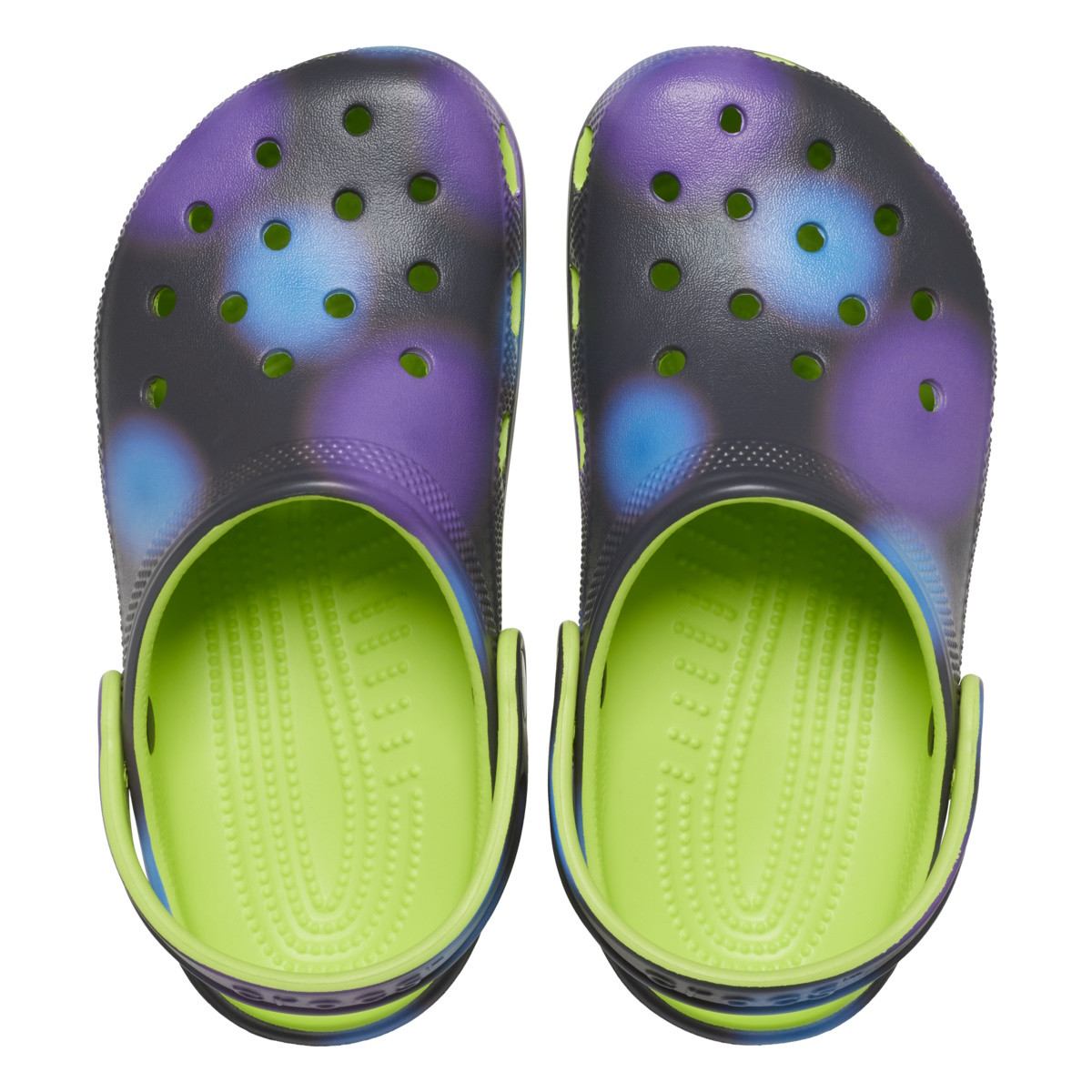 Saboti Crocs Classic Meta Bubbles Clog Kids Multicolor - Limeade/Multi - 4 | YEO