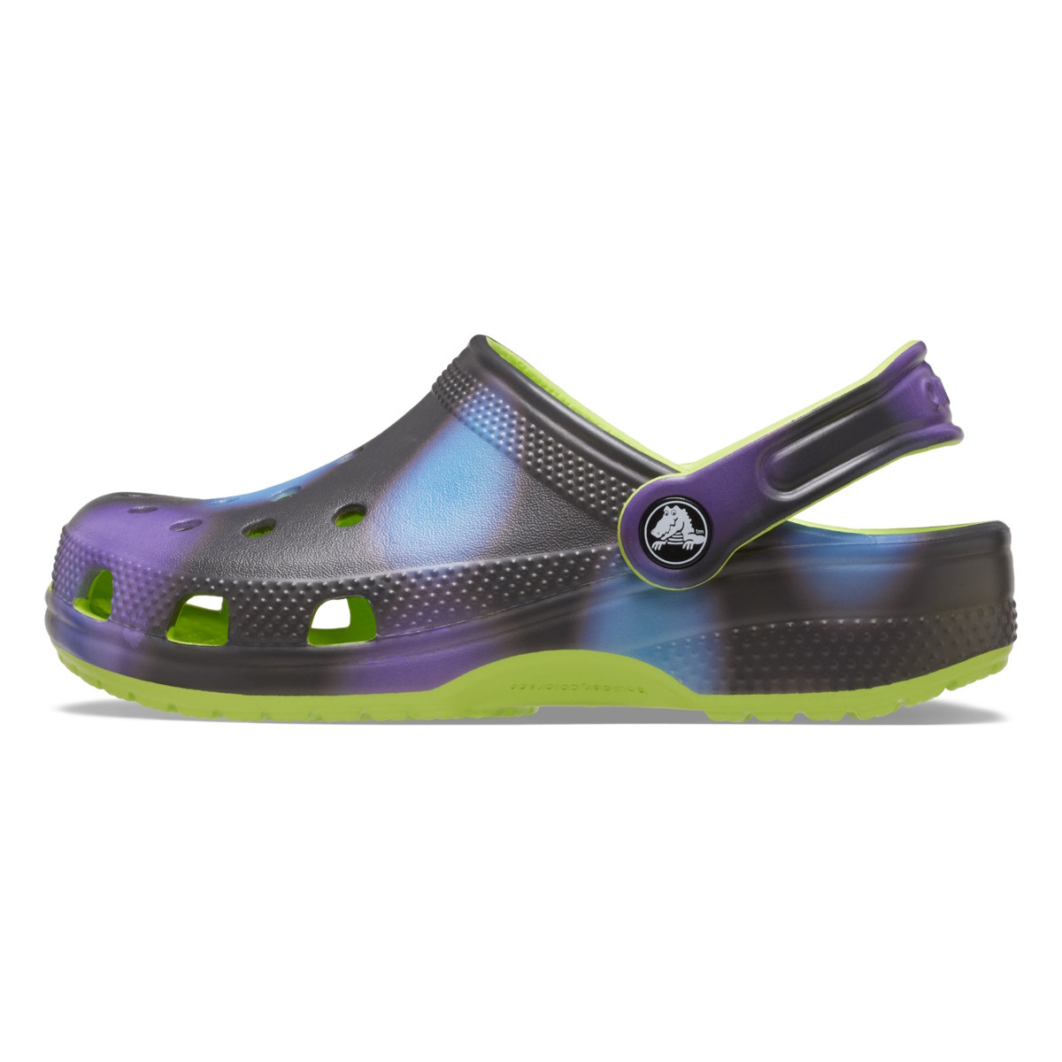 Saboti Crocs Classic Meta Bubbles Clog Kids Multicolor - Limeade/Multi - 2 | YEO