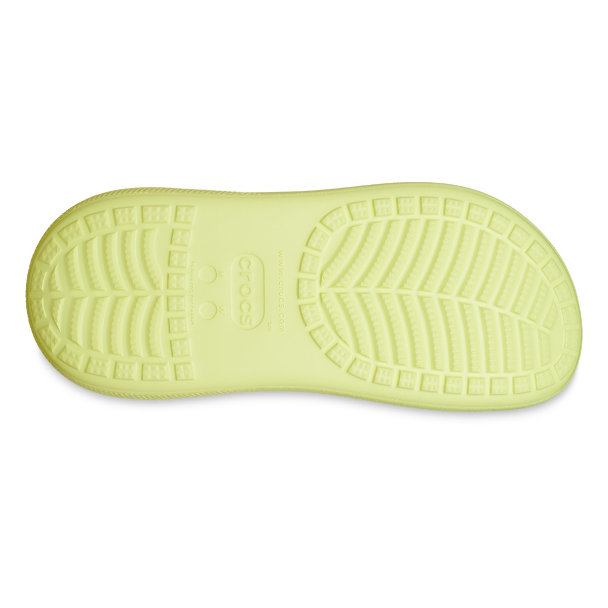 Saboti Crocs Classic Crush Clog Verde - Sulphur - 6 | YEO