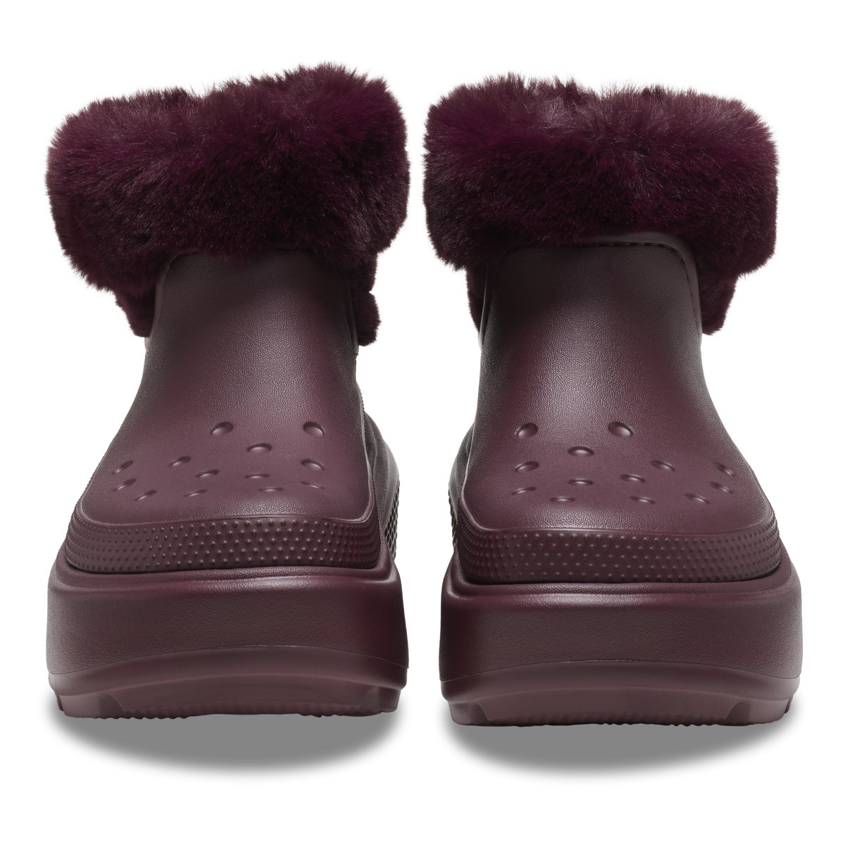 Cizme Crocs Stomp Lined Boot Bordo - Dark Cherry - 3 | YEO