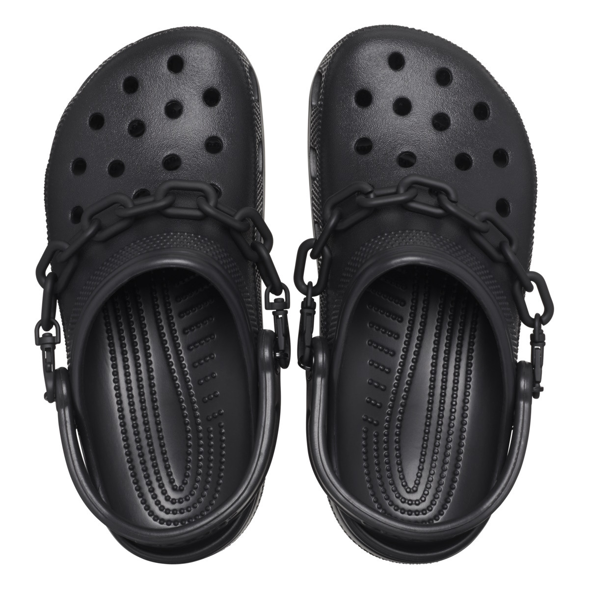 Saboti Crocs Classic Chain Clog Negru - Black - 4 | YEO