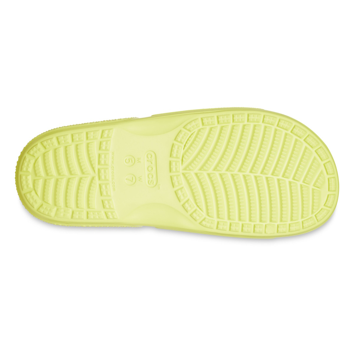 Papuci Classic Crocs Slide Iconic Crocs Comfort Galben - Citrus