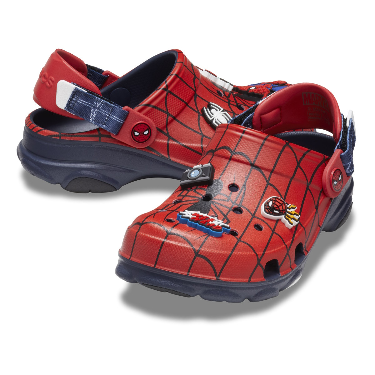 Saboti Crocs Team SpiderMan All Terrain Clog Kids Albastru - Navy - 4 | YEO