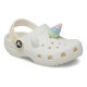 Saboti Crocs Classic Toddler I Am Rainbow Unicorn Clog Culoare Alb - Chalk