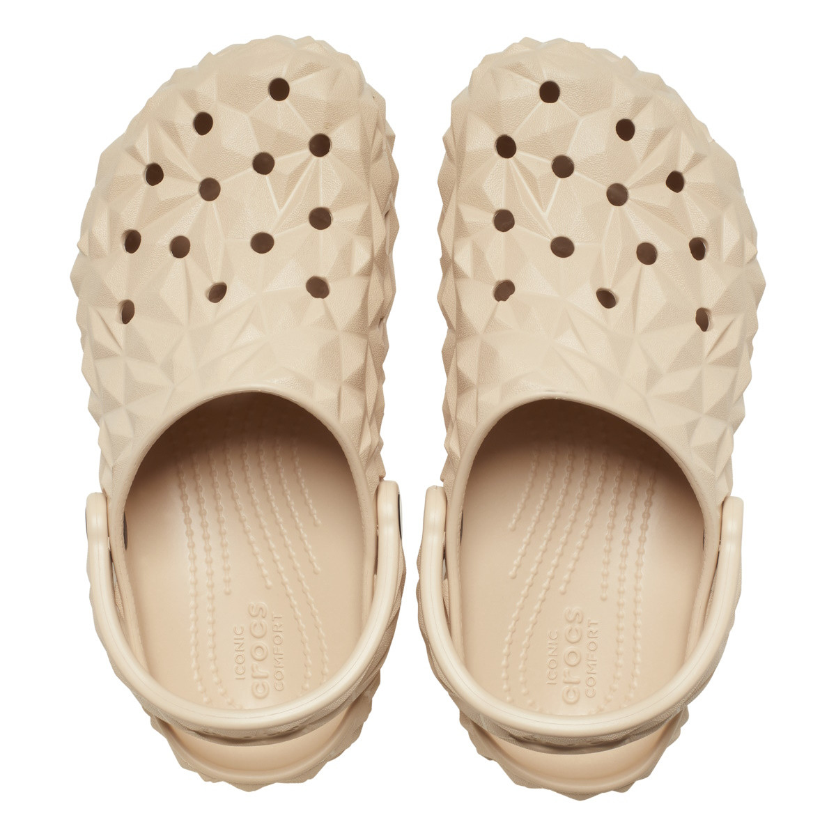 Saboti Crocs Classic Geometric Clog Bej - Shitake - 4 | YEO