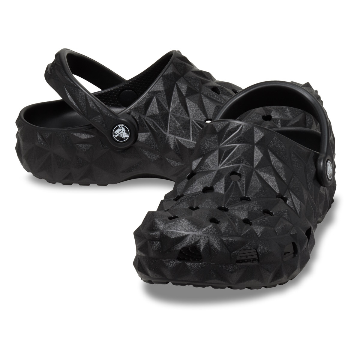 Saboti Crocs Classic Geometric Clog Negru - Black - 3 | YEO