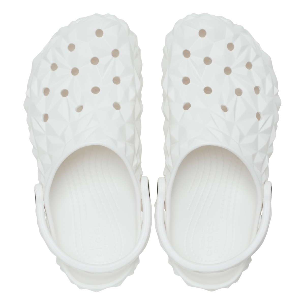 Saboti Crocs Classic Geometric Clog Alb - White - 4 | YEO