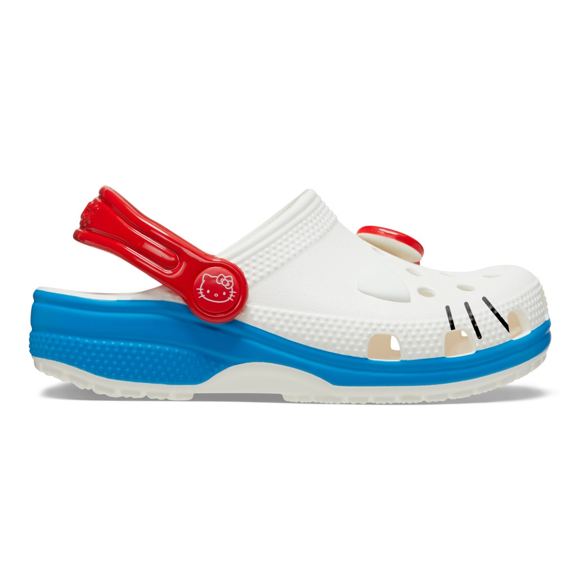 Saboti Crocs Classic Toddler I Am Hello Kitty Clog Alb - White - 2 | YEO