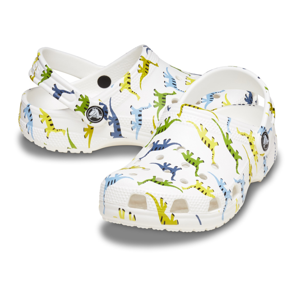 Saboti Crocs Classic Toddler Character Print Clog Alb - Dinosaur - 3 | YEO