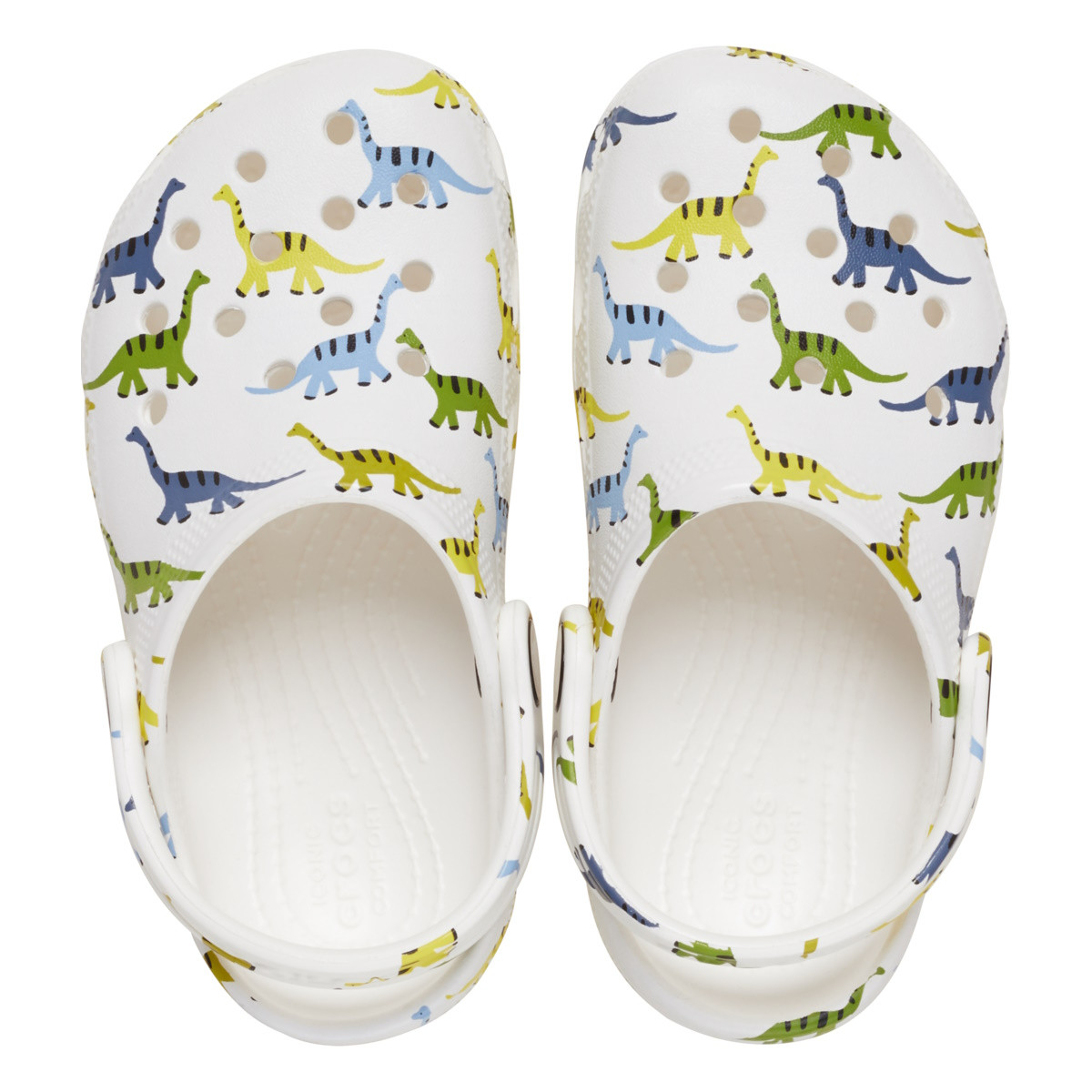Saboti Crocs Classic Toddler Character Print Clog Alb - Dinosaur - 4 | YEO
