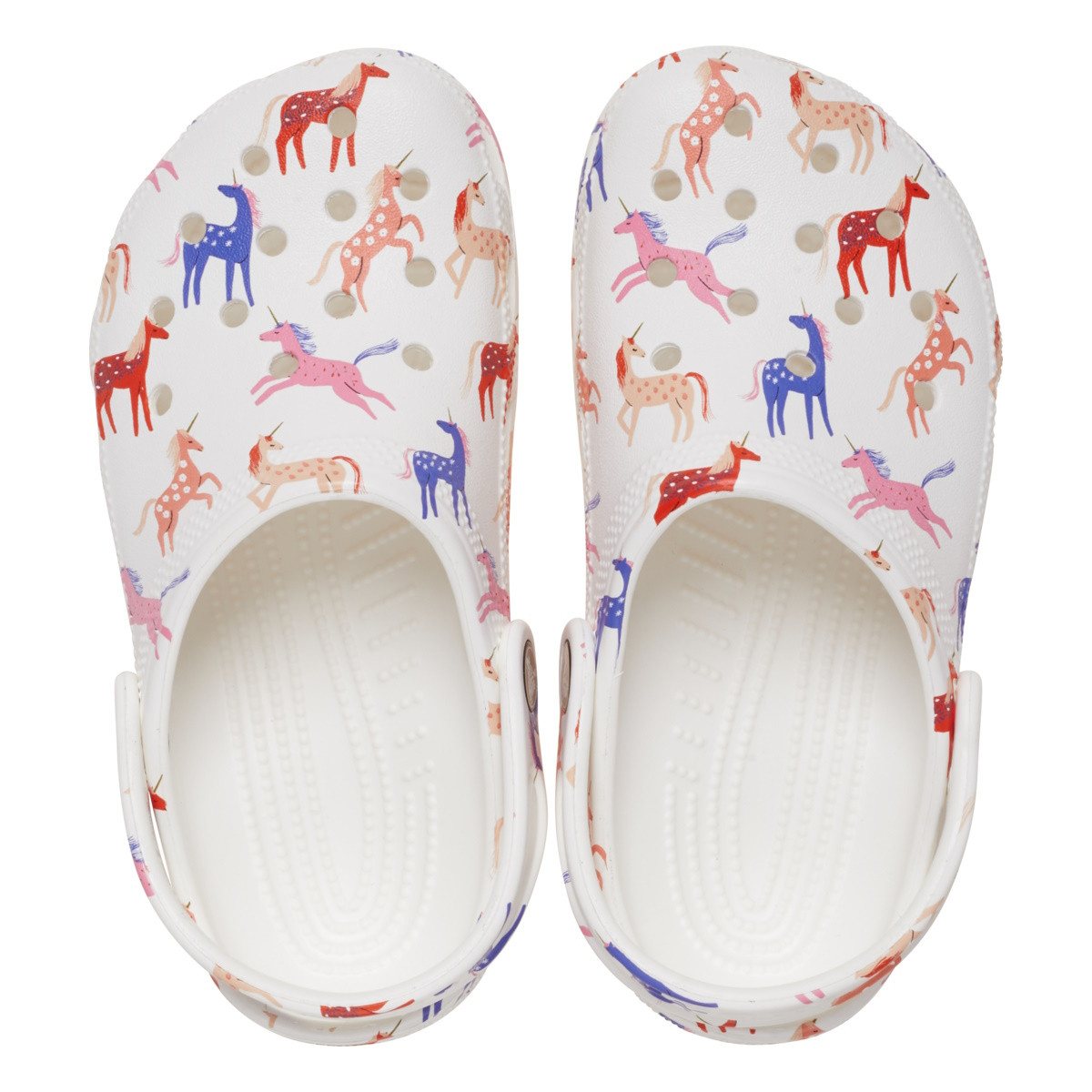 Saboti Crocs Classic Toddler Character Print Clog Alb - Unicorn - 4 | YEO