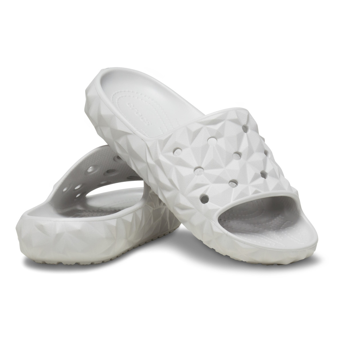 Papuci Crocs Classic Geometric Slide v2 Gri - Atmosphere - 3 | YEO