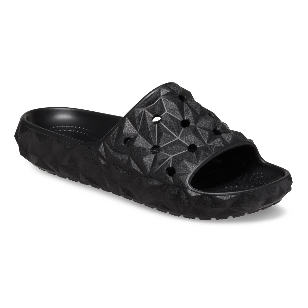 Papuci Crocs Classic Geometric Slide v2 Negru - Black - 1 | YEO