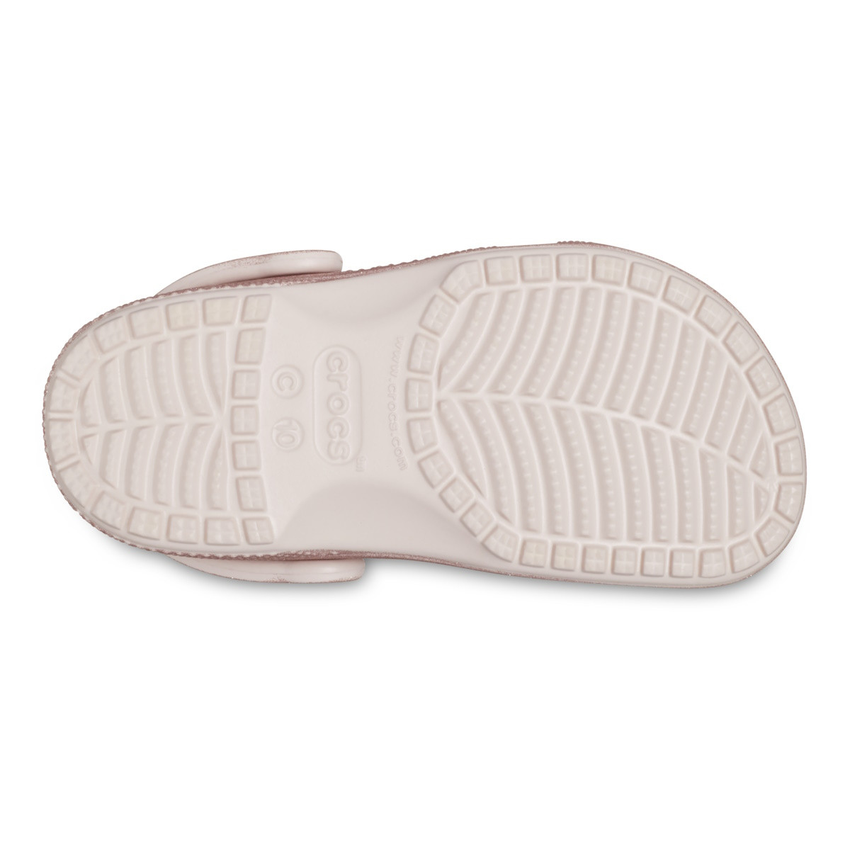 Saboti Crocs Toddler Classic Glitter Clog Roz - Quartz Glitter