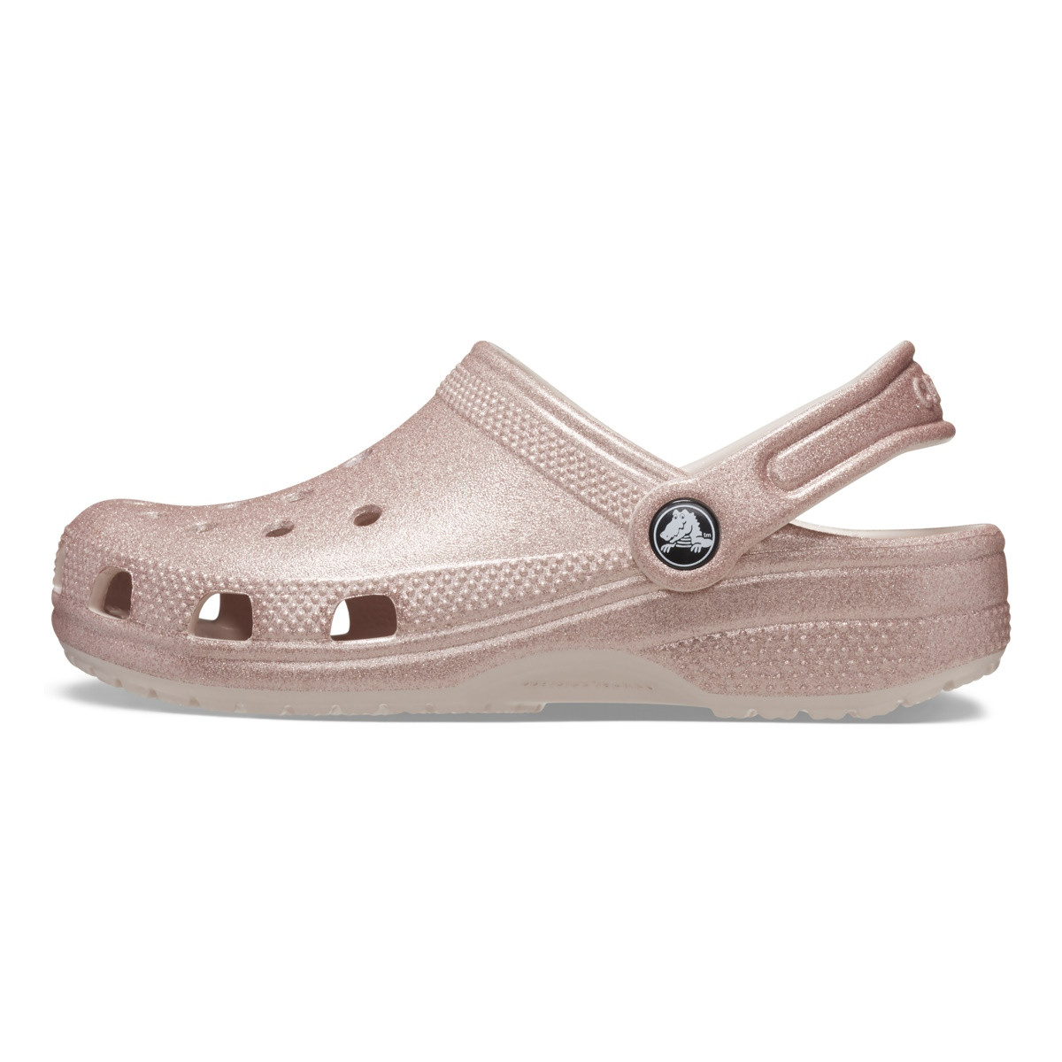 Saboti Crocs Toddler Classic Glitter Clog Roz - Quartz Glitter - 2 | YEO