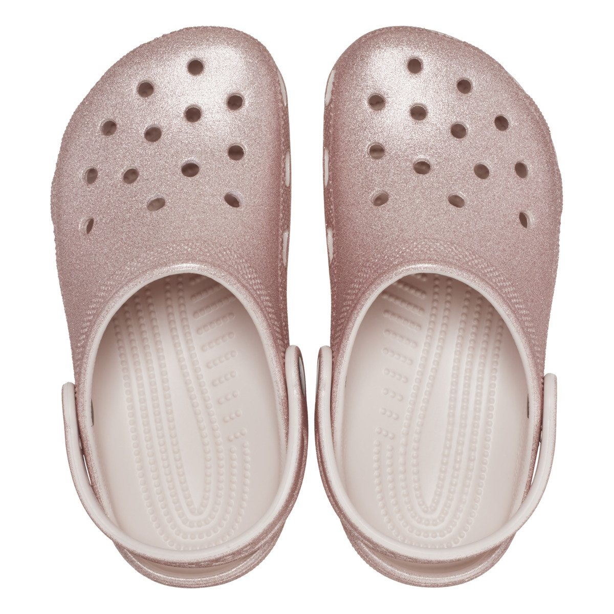 Saboti Crocs Classic Glitter Clog Kids Roz - Quartz Glitter - 4 | YEO