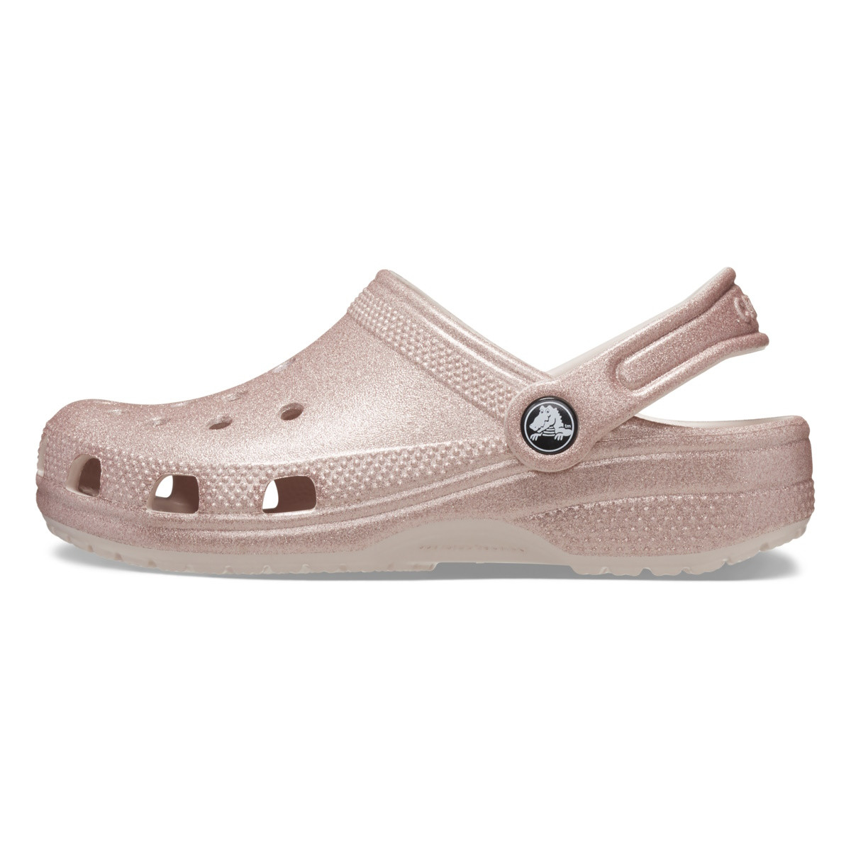 Saboti Crocs Classic Glitter Clog Kids Roz - Quartz Glitter - 2 | YEO