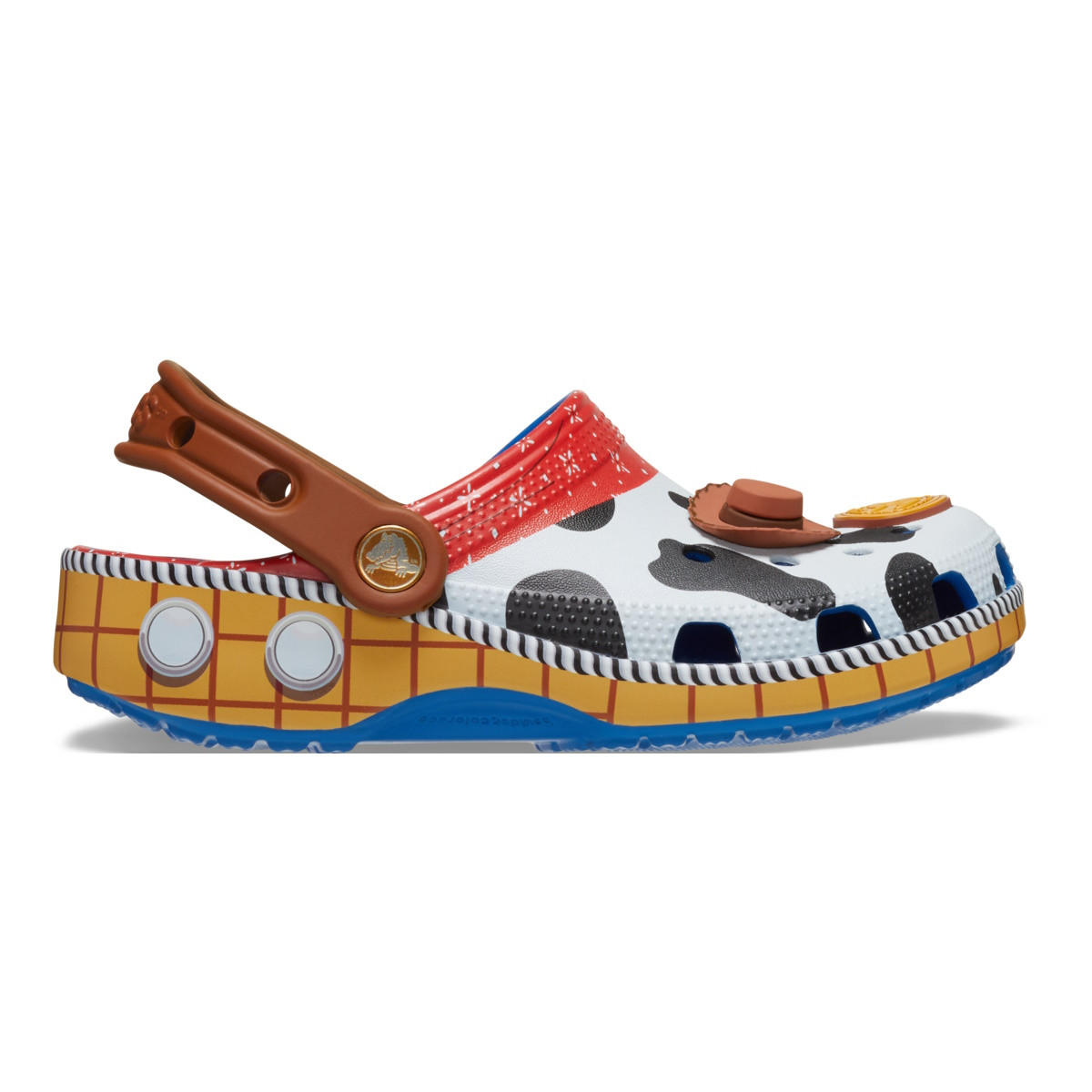 Saboti Crocs Classic Toy Story Woody Clog Kids Albastru - Blue Jean - 1 | YEO