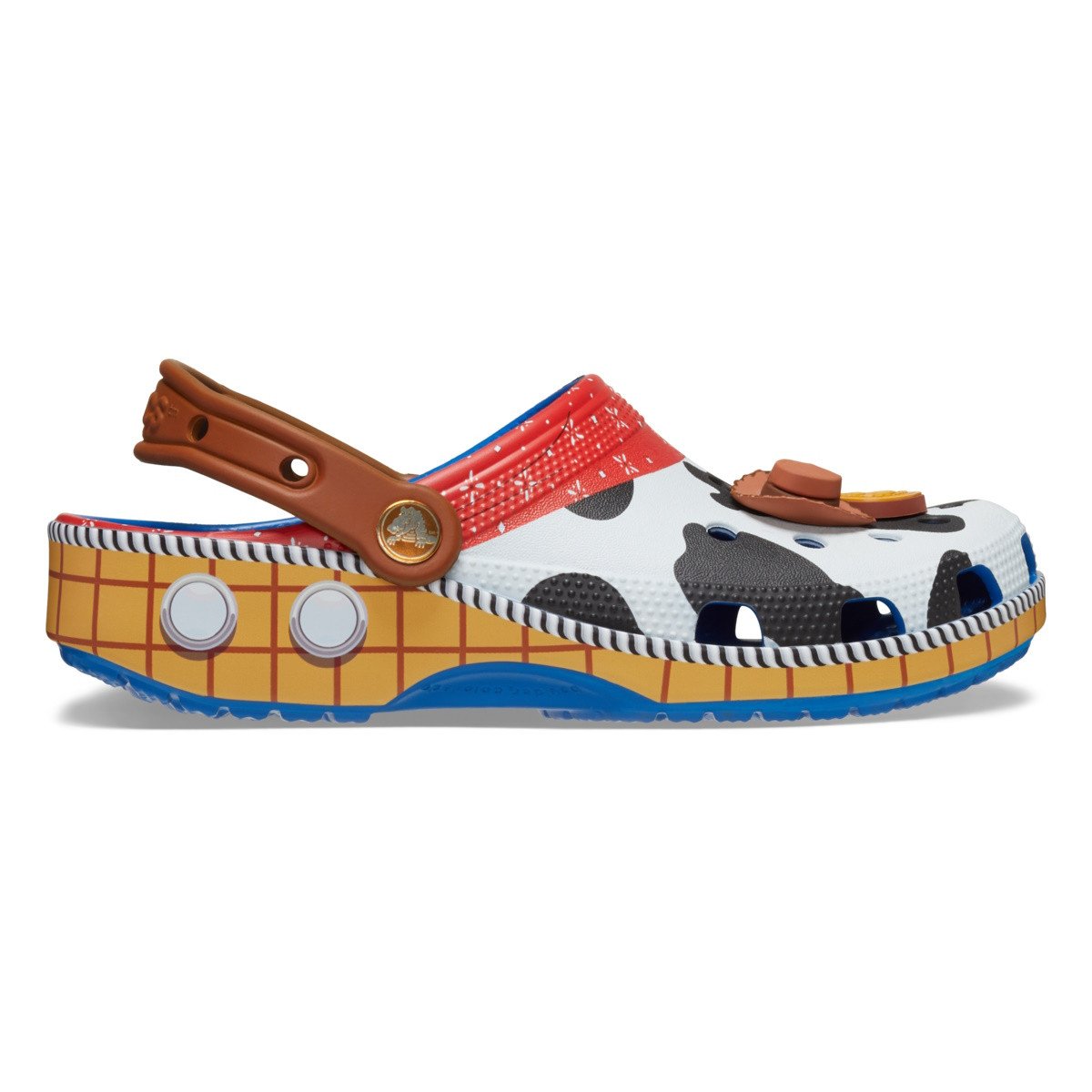 Saboti Crocs Classic Toy Story Woody Clog Albastru - Blue Jean