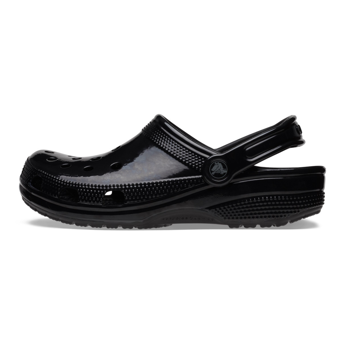 Saboti Crocs Classic High Shine Clog Negru - Black - 2 | YEO