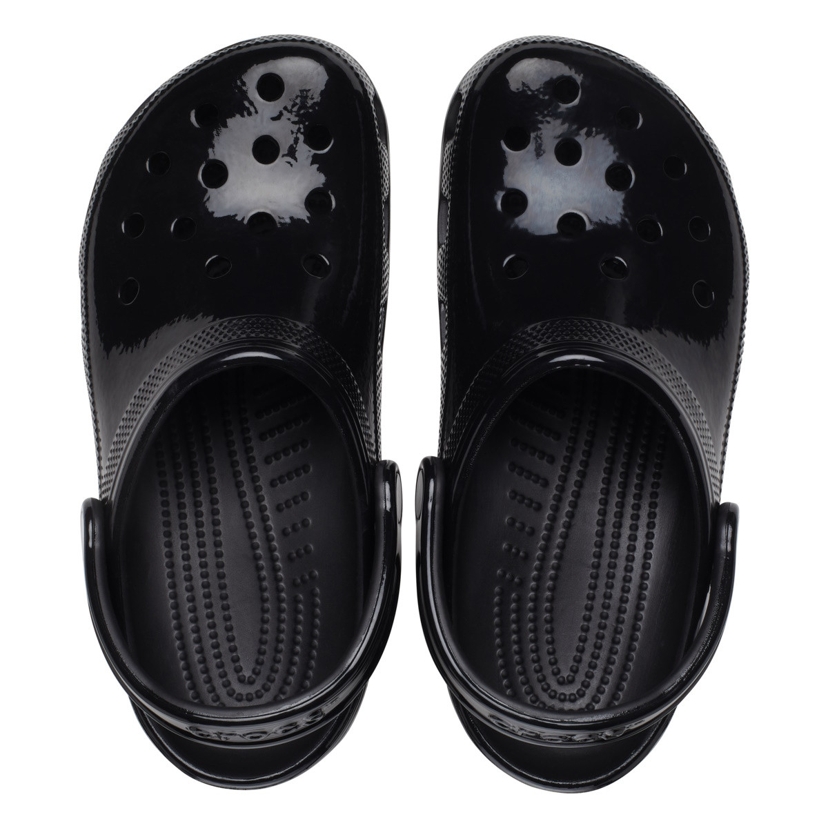 Saboti Crocs Classic High Shine Clog Negru - Black - 4 | YEO