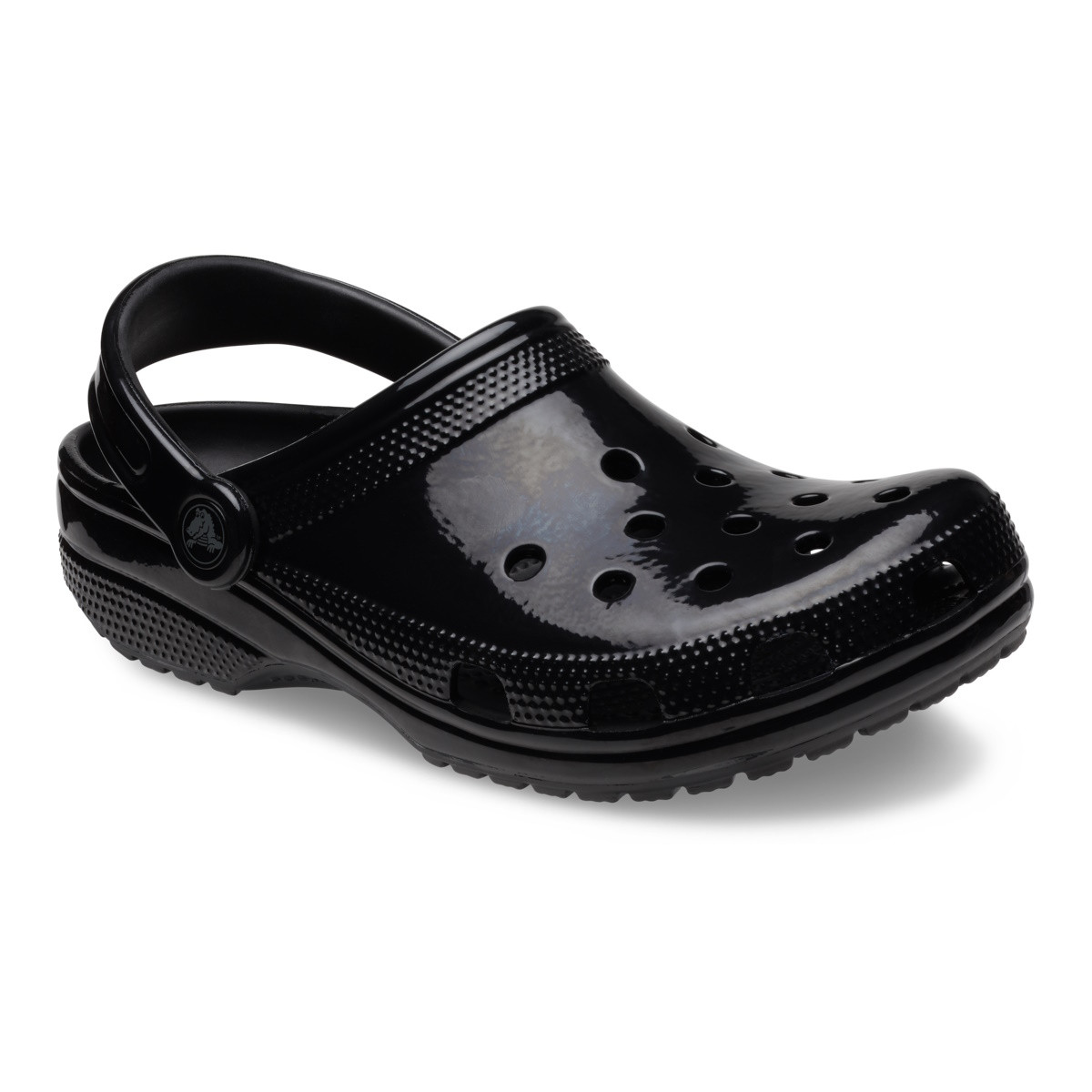 Saboti Crocs Classic High Shine Clog Negru - Black - 1 | YEO