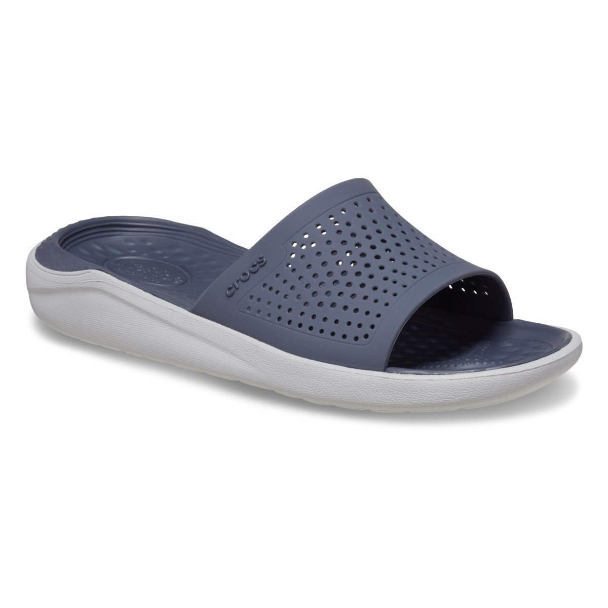 Papuci Crocs LiteRide Slide Albastru - Storm - 1 | YEO