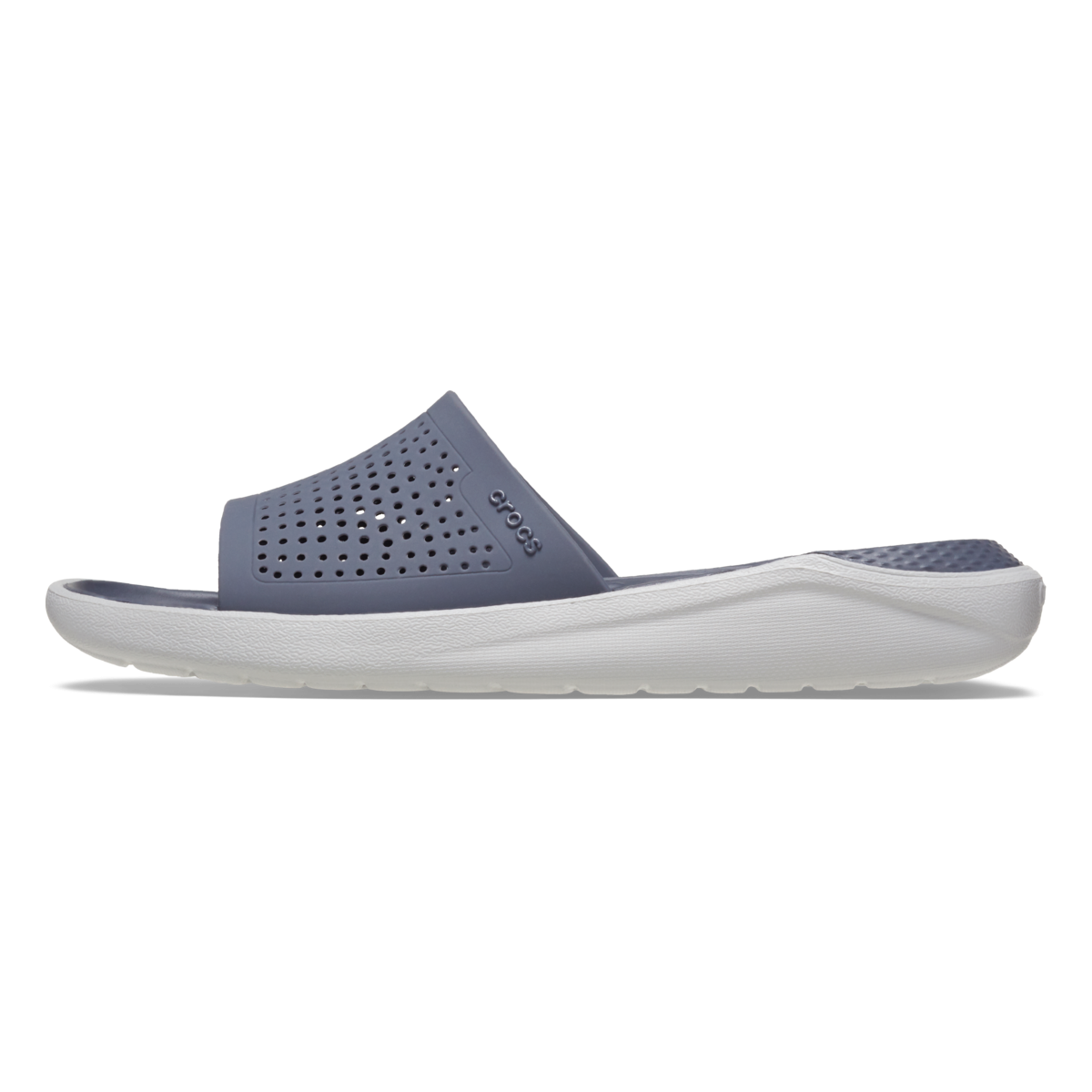 Papuci Crocs LiteRide Slide Albastru - Storm - 2 | YEO