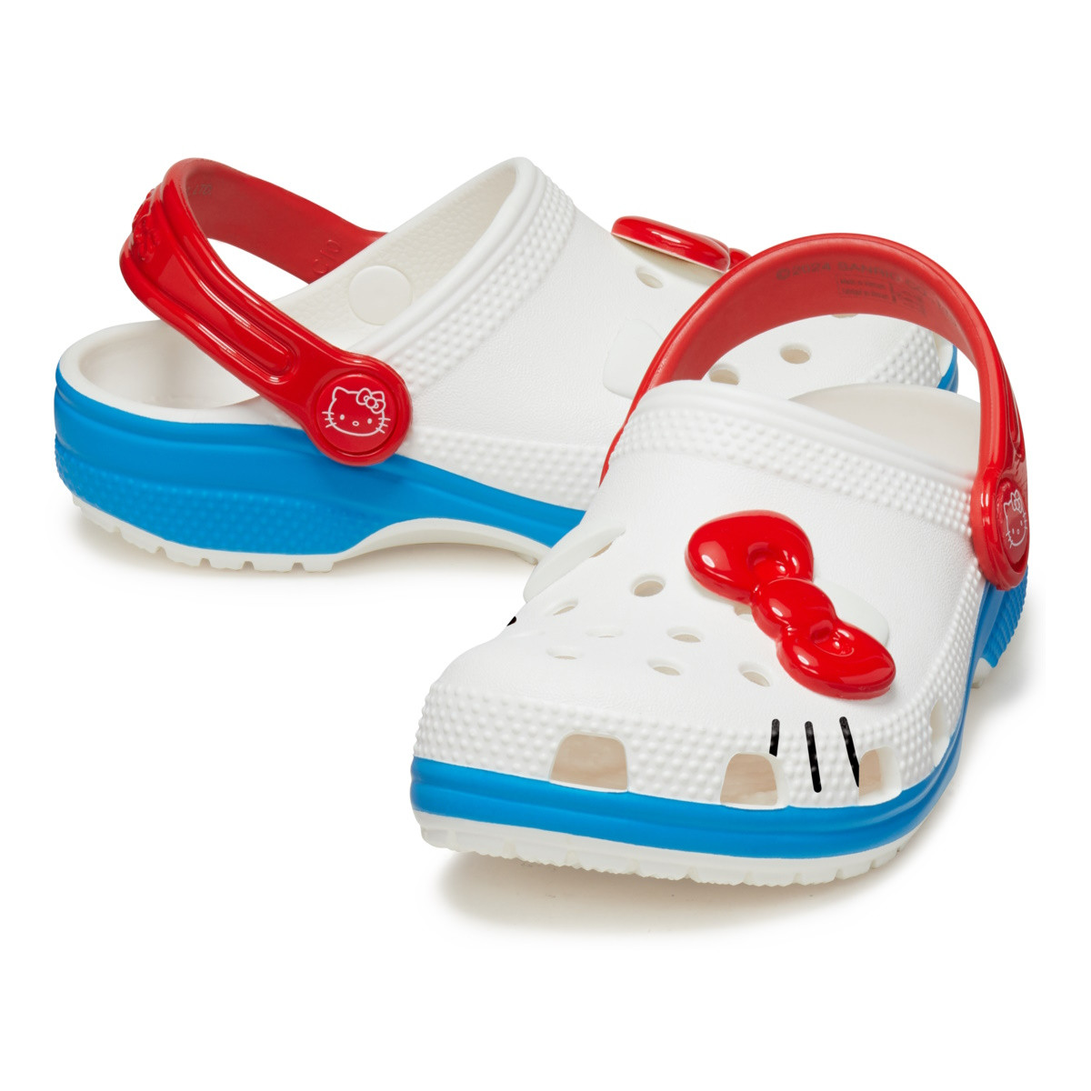 Saboti Crocs Classic I Am Hello Kitty Clog Kids Alb - White - 4 | YEO