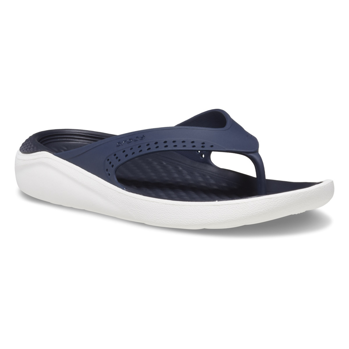 Slapi Crocs LiteRide Flip Albastru - Navy - 1 | YEO