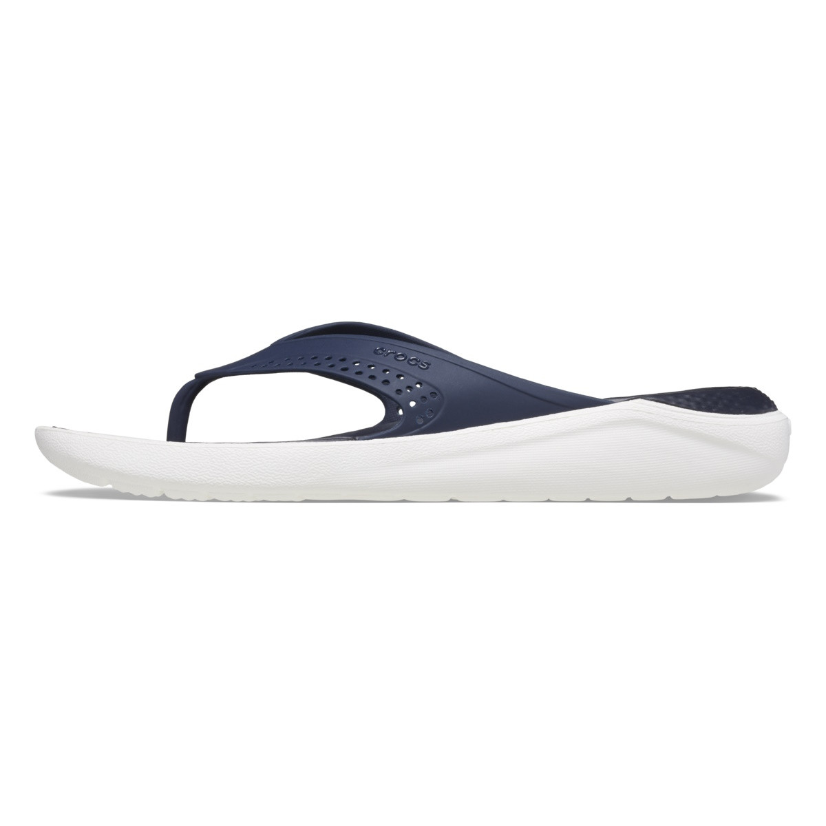 Slapi Crocs LiteRide Flip Albastru - Navy - 2 | YEO