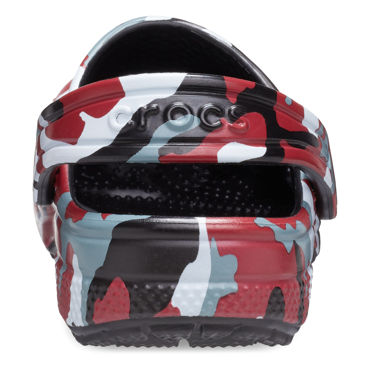 Saboti Crocs Classic Camo Clog Kids Negru - Black/Red - 5 | YEO