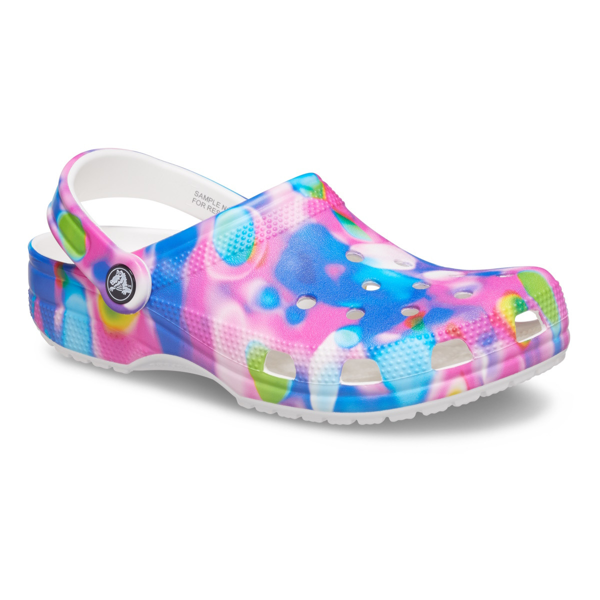 Saboti Classic Crocs Solarized Clog Multicolor - White/Pink - 2 | YEO