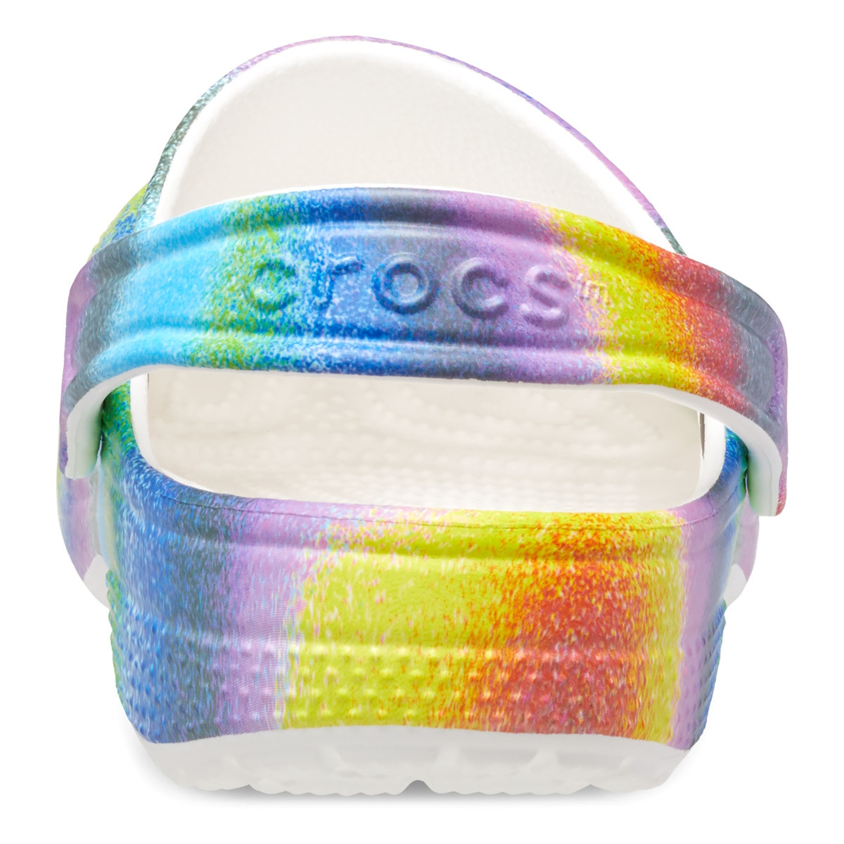 Saboti Crocs Classic Spray Dye Clog Kids Alb - White/Multi - 5 | YEO