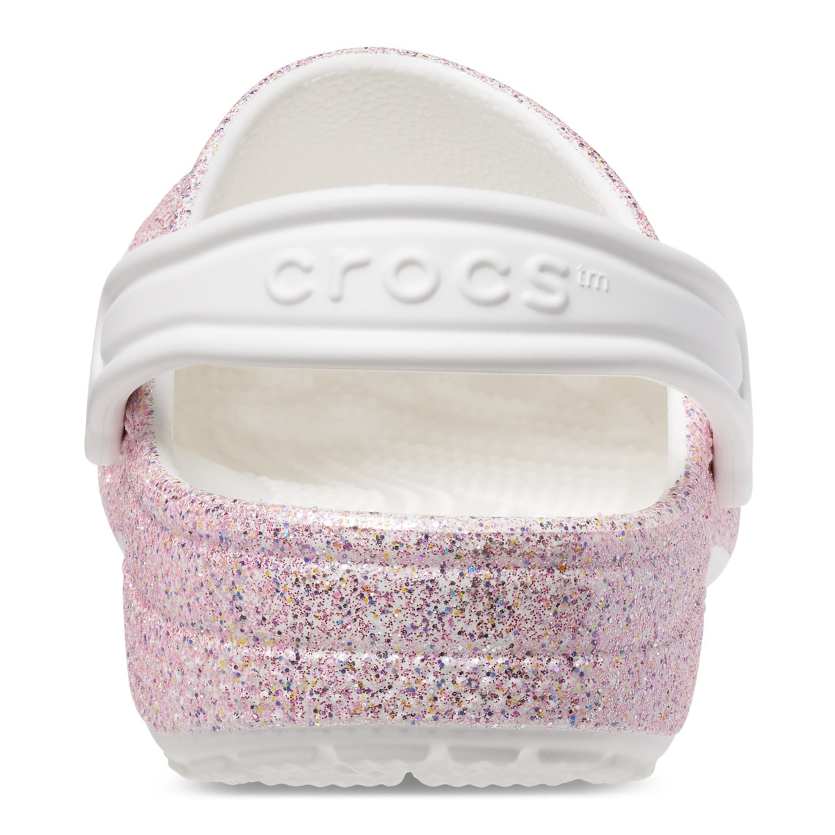 Saboti Crocs Classic Glitter Clog Kids Multicolor - White/Rainbow - 5 | YEO