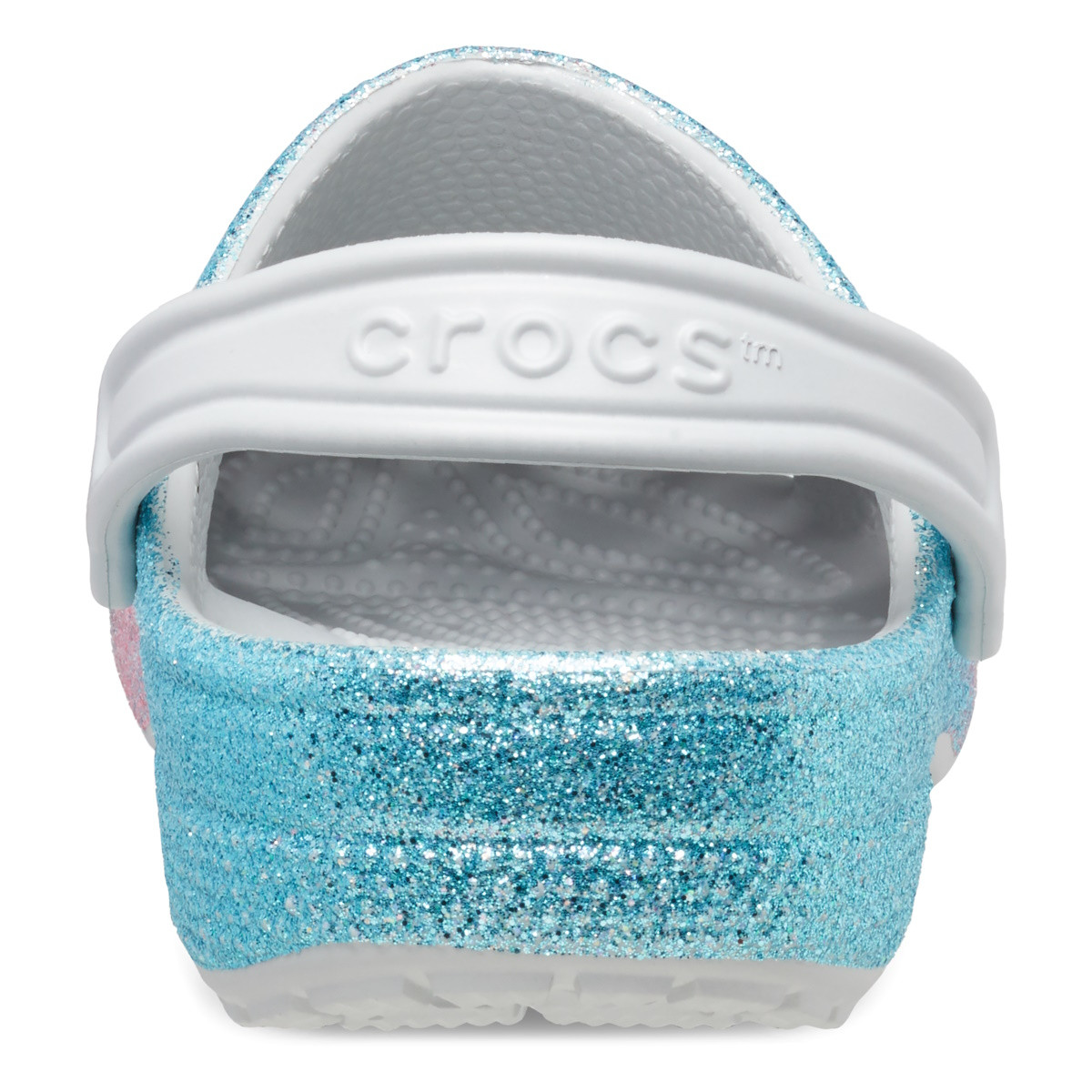 Saboti Crocs Classic Glitter Clog Kids Alb - Shimmer/Multi​ - 5 | YEO