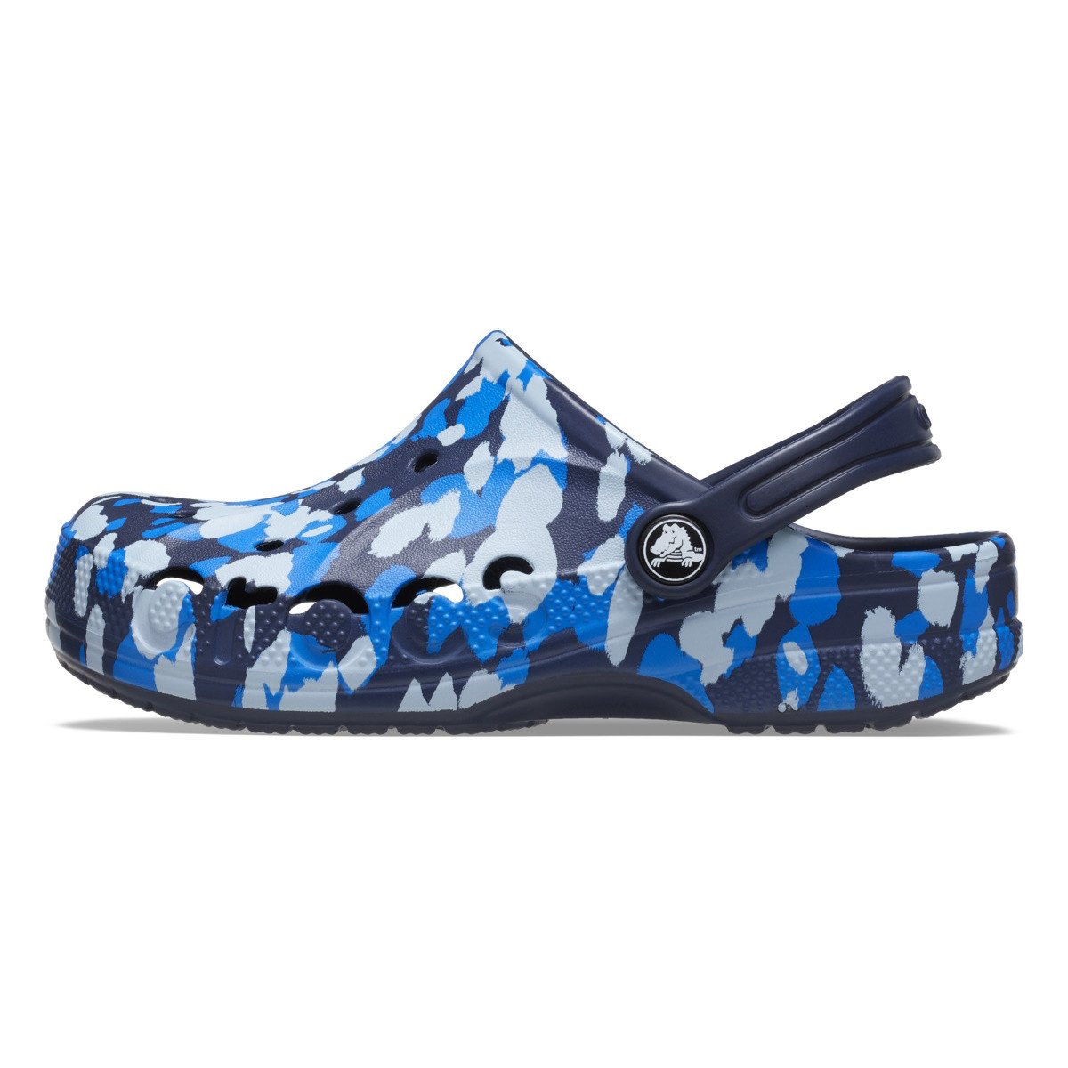 Saboți Crocs Toddler Baya Graphic Clog Albastru - Navy - 2 | YEO