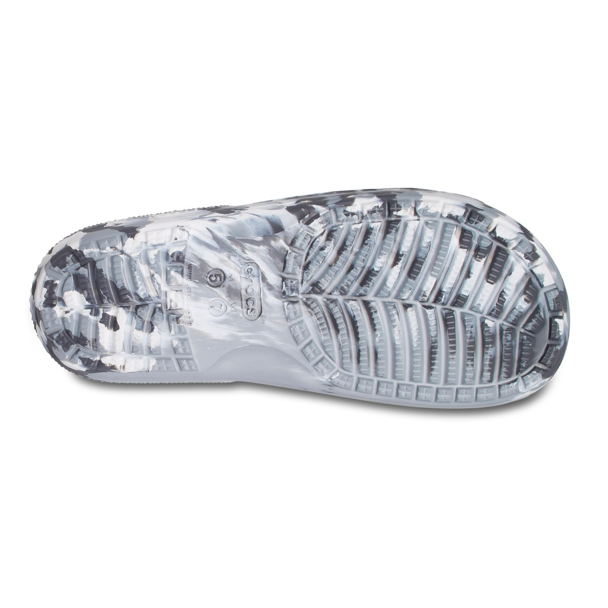 Papuci Classic Crocs Marbled Slide Gri - Light Grey/Multi
