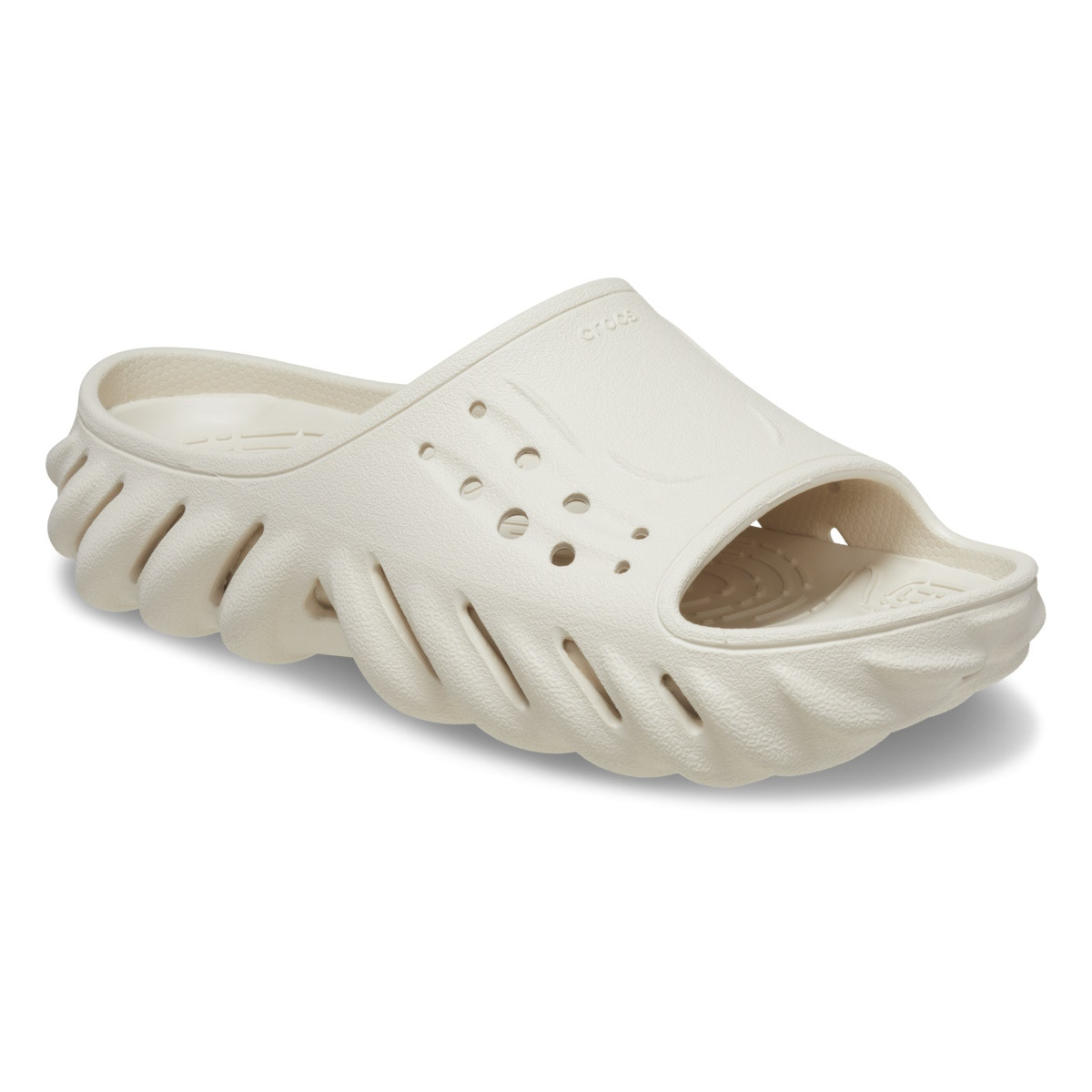 Papuci Crocs Echo Slide Bej - Stucco - 1 | YEO