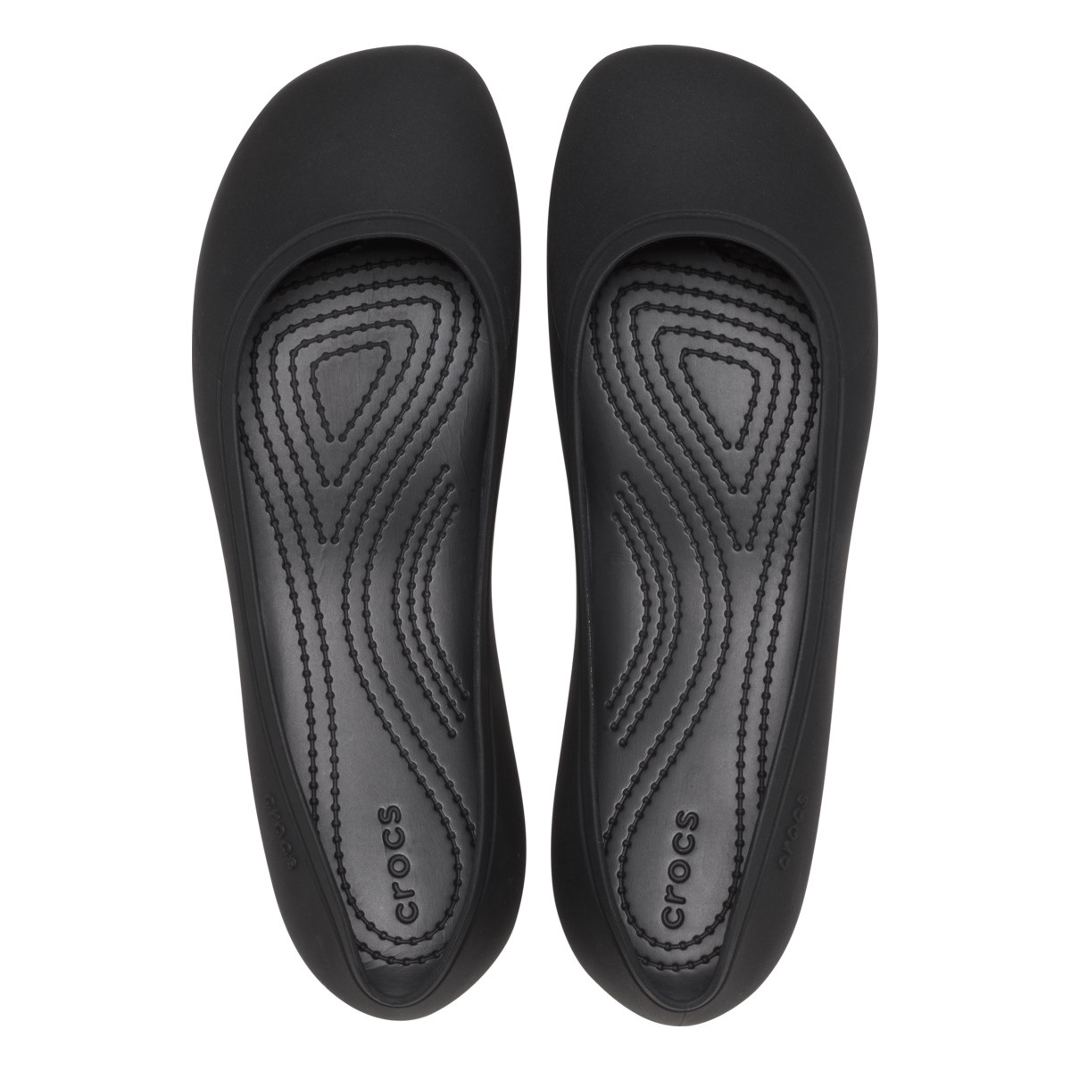 Balerini Crocs Brooklyn Flat Negru - Black - 4 | YEO