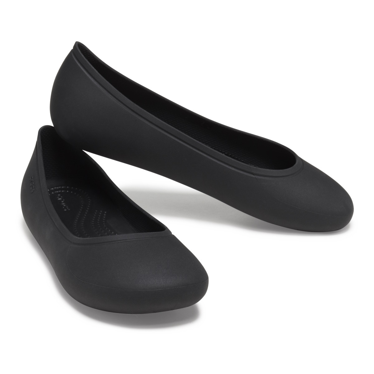 Balerini Crocs Brooklyn Flat Negru - Black - 3 | YEO