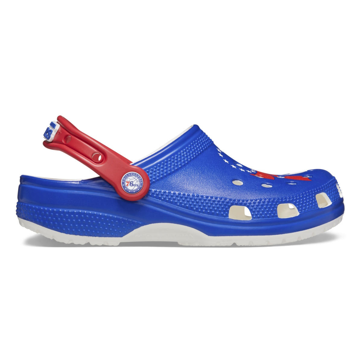 Saboti Crocs Classic NBA Philadelphia 76ers Clog Alb - White - 3 | YEO