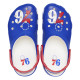 Saboti Crocs Classic NBA Philadelphia 76ers Clog Culoare Alb - White