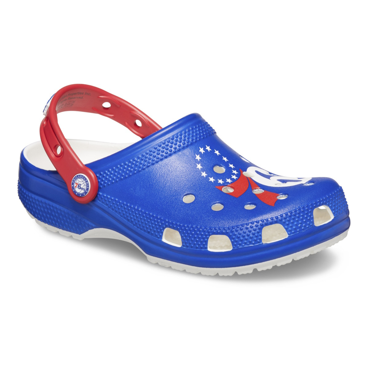 Saboti Crocs Classic NBA Philadelphia 76ers Clog Alb - White - 1 | YEO