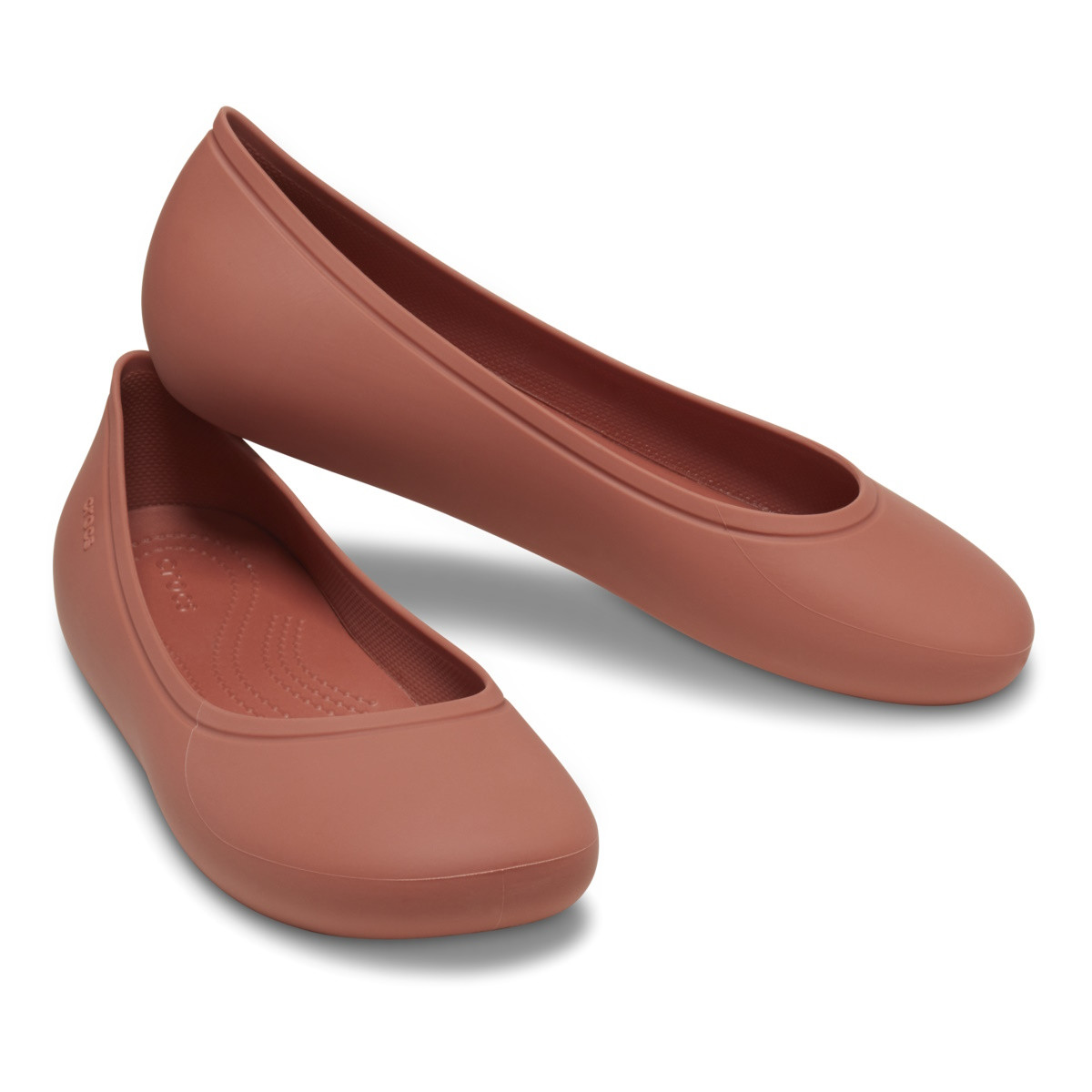Balerini Crocs Brooklyn Flat Rosu - Spice - 3 | YEO