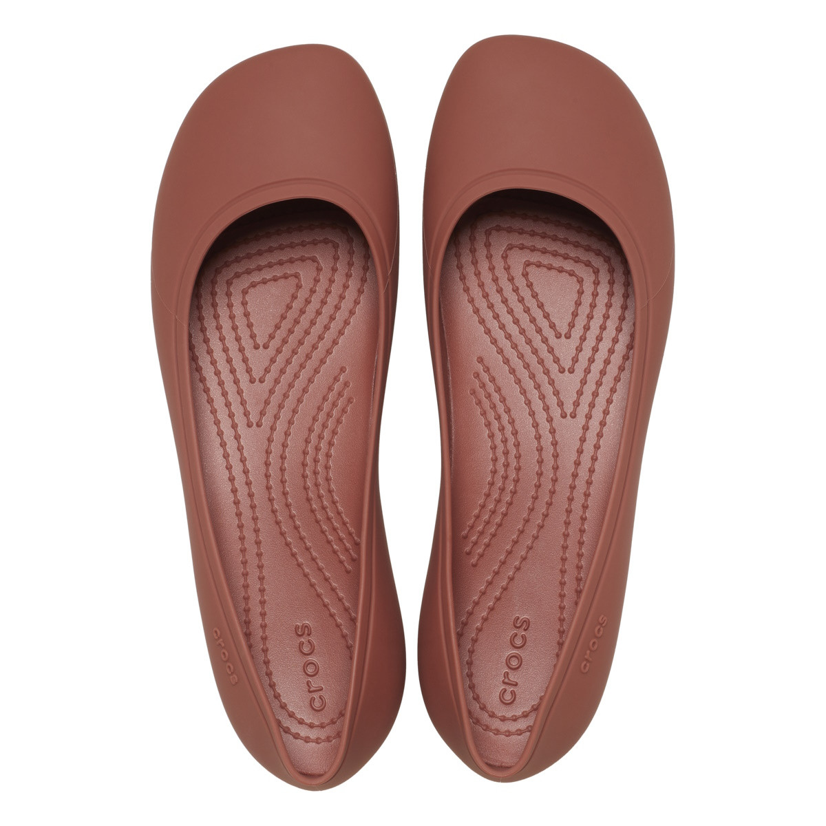 Balerini Crocs Brooklyn Flat Rosu - Spice - 4 | YEO