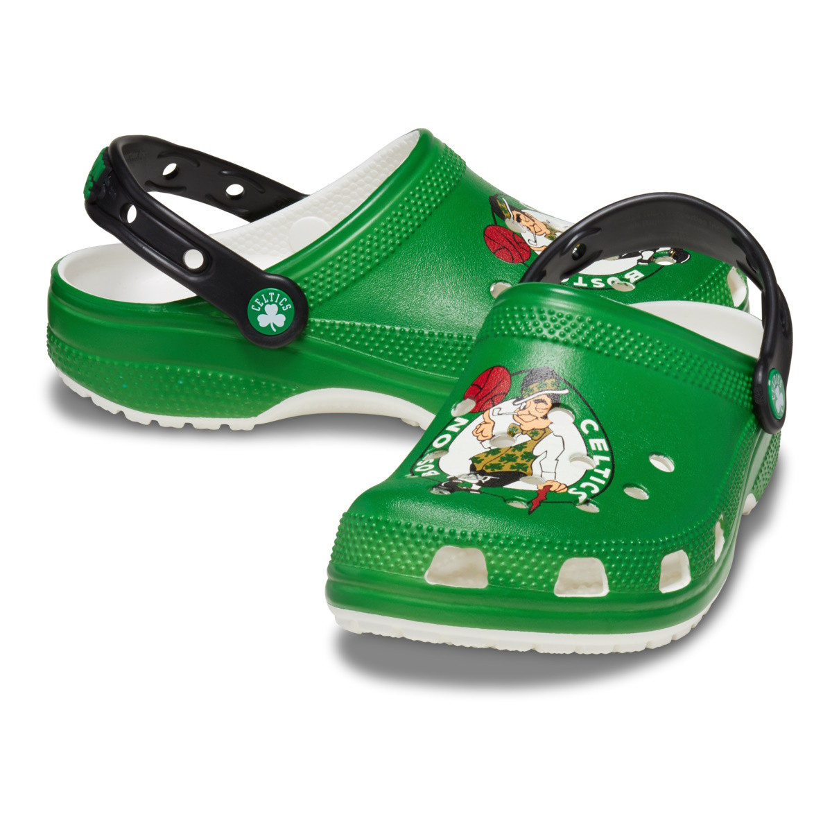 Saboti Crocs Classic NBA Boston Celtics Clog Alb - White - 4 | YEO