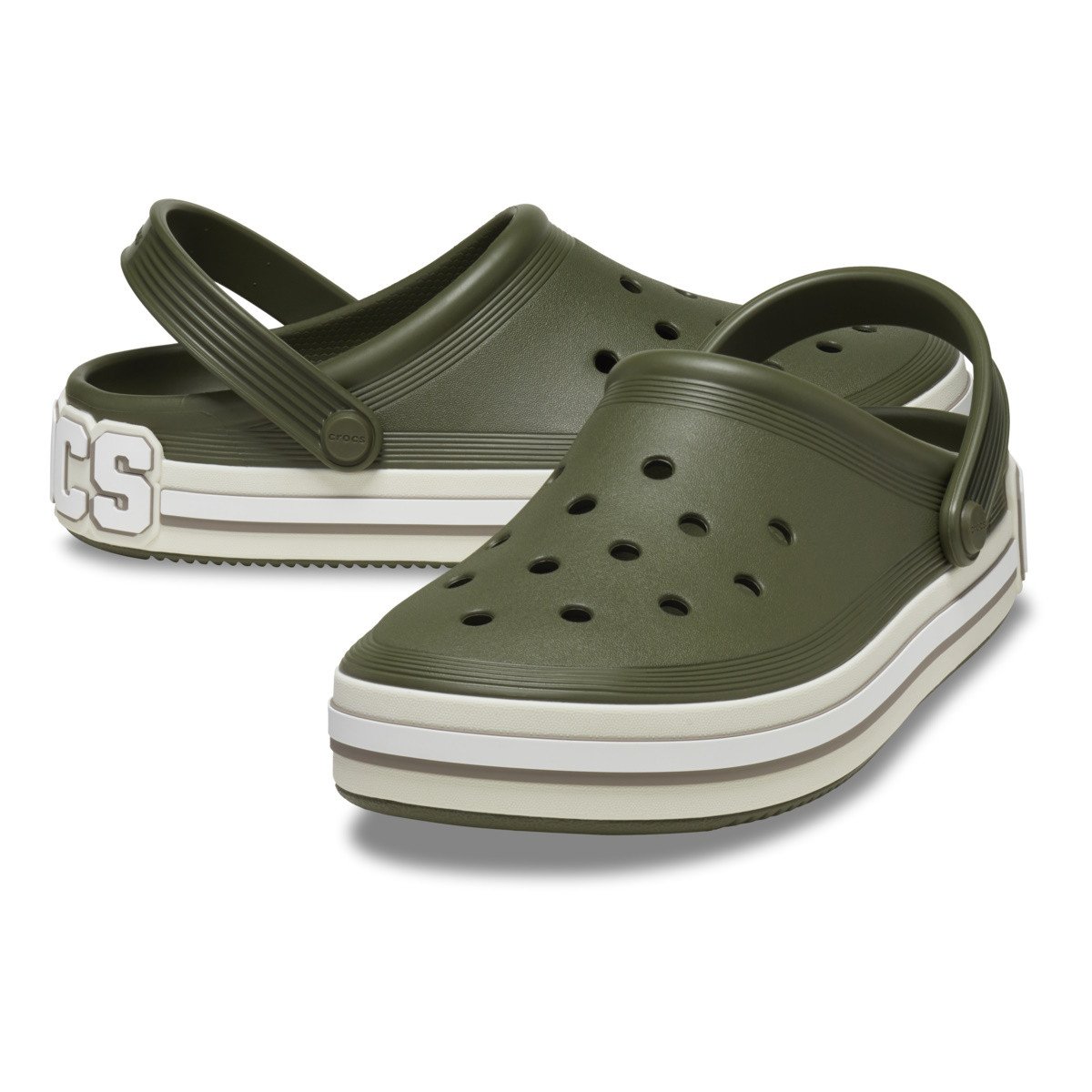 Saboti Crocs Off Court Logo Clog Verde - Army Green - 3 | YEO