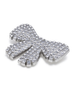 Jibbitz Crocs Bling Bow Argintiu - Silver 2